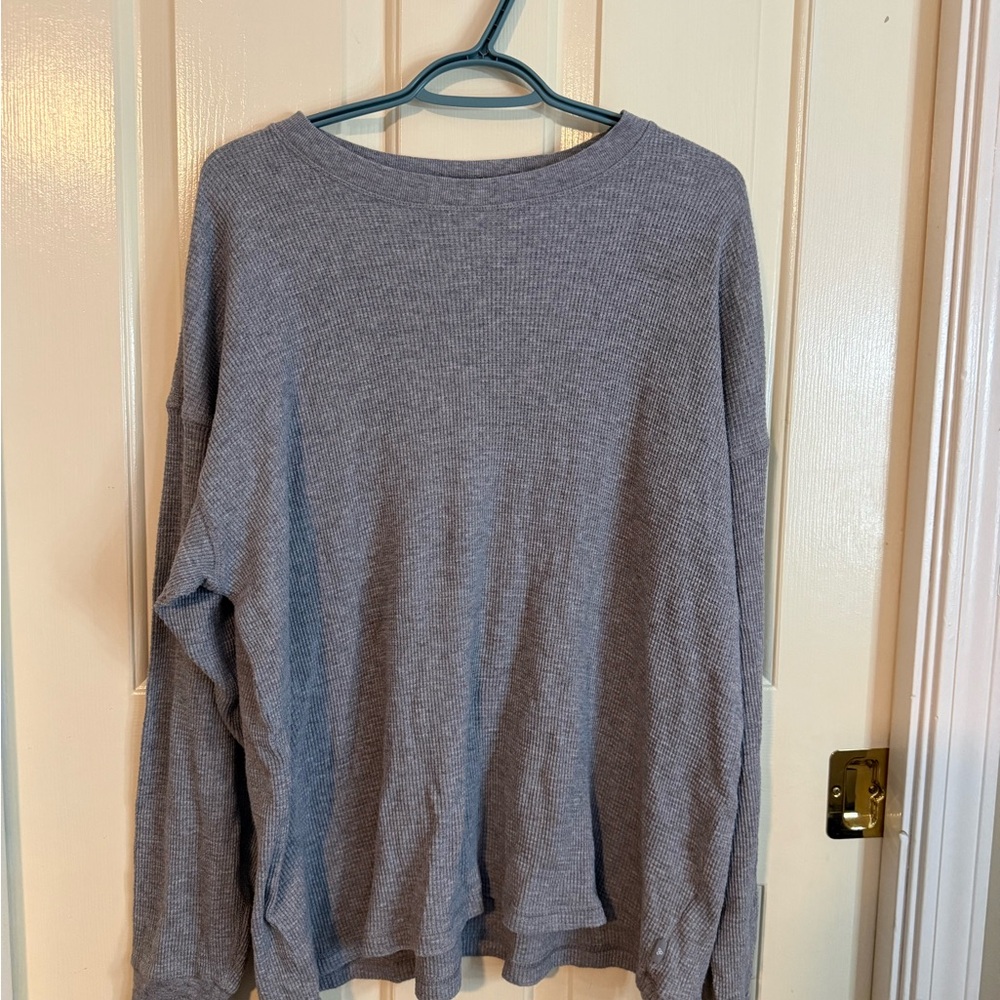 TNA Gray Long Sleeve Tee